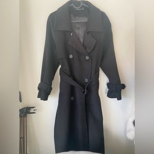 Trench coat with belt